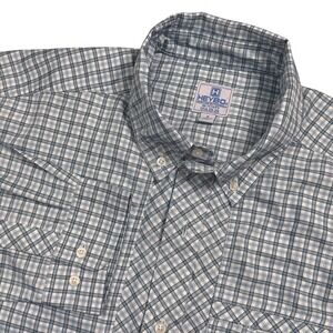 HEYBO Plaid Button Down Shirt Mens Medium Long Sleeve Casual Outdoor EUC! Clean